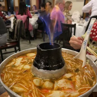 Thai seafood hotpot