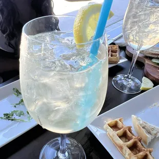 Limoncello mimosa - really good. Not overly sweet