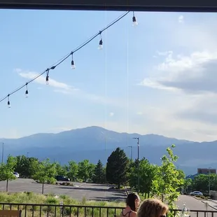 The view from the patio