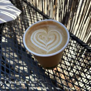 Orange blossom latte