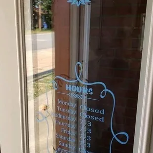 the front door
