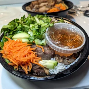 grilled pork vermicelli $13
