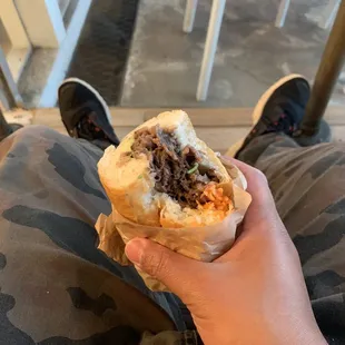 Grilled Beef Banh Mi is hitting the spot! 9.99