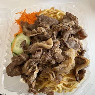 Grilled Pork Garlic Noodles