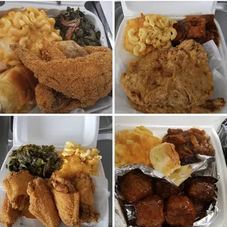2 Fried Pork Chops