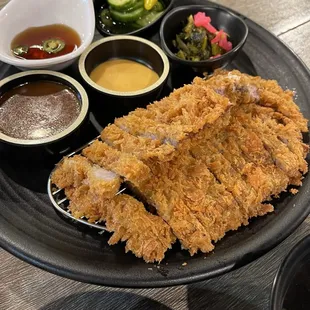 Pork belly donkatsu