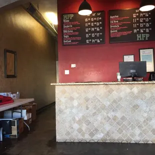 Not an impressive looking place.  Friendly guy took our order.  I hope the food is impressive.