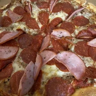 Meathead Pizza from My Family's Pizza Lakewood.