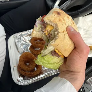 Burger to go!
