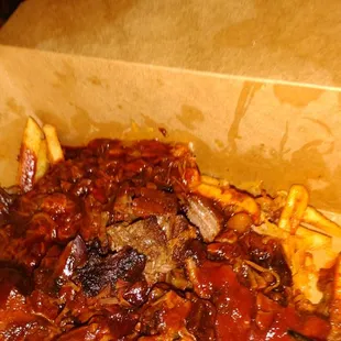 Brisket chili fries