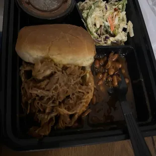 Pulled pork lunch special
