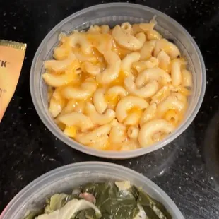 Greens n Cabbage Mac n Cheese