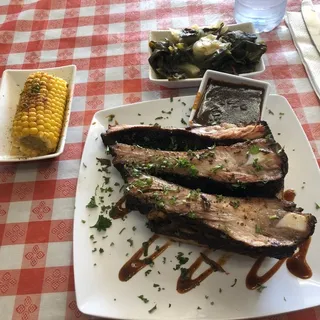 Smoked Pork Ribs Dinner