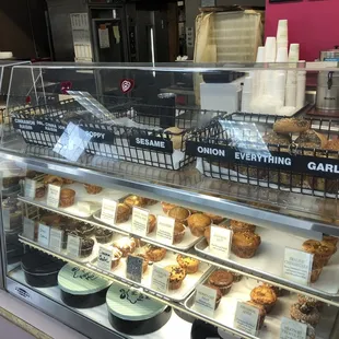 Lots to pick from, bagels, Kolache, bagels (oh yea I said bagel) great service!! Support local.