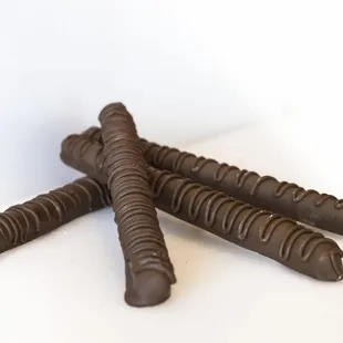 four chocolate sticks