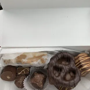 My assortment of treats.