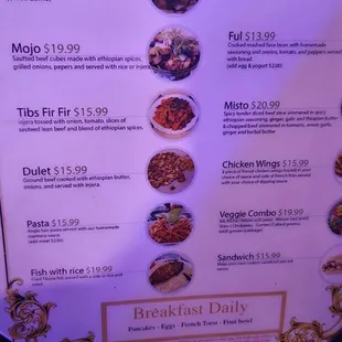 menu, sushi and sashimi