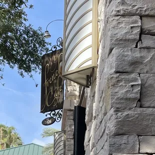 Outside sign