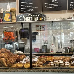 Savory pastry selection