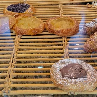 Pastries diminish towards the end of the day