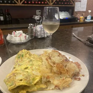 Bacon omelette