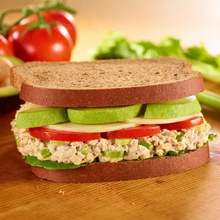 a tuna salad sandwich