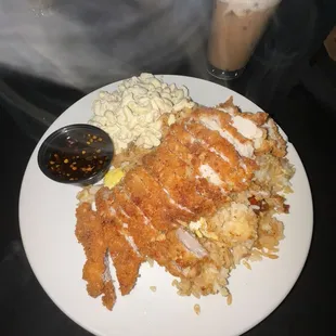 Chicken Kalua Pork Plate Lunch