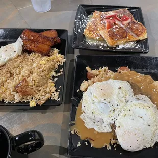 Hawaiian Breakfast, Loco Moco Brunch, French Toast Brunch