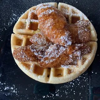 Spicy Chicken and Waffles