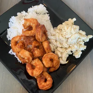 Spicy Garlic Shrimp Plate