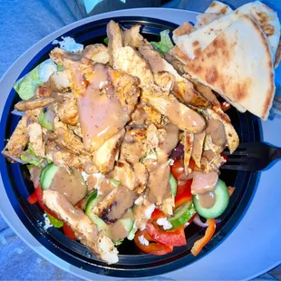 Greek salad with Grilled Chicken breast