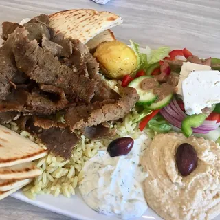Lamb and Beef Gyro Pita