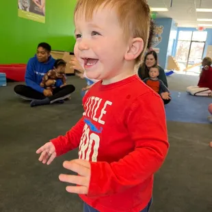 Big Smiles with our Waddlers! Ages 12-20 months!!