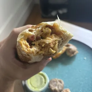 Chorizo Breakfast Burrito