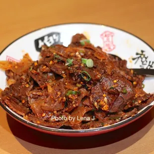 A15 Sichuan Sliced Beef in Chili Sauce 夫妻肺片 ($12.95)