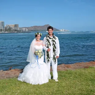 Our island magic wedding. We were married on May 17th, 2014 by Rosemary. Best day of our lives.