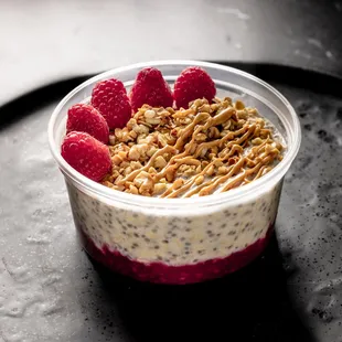 overnight Oats Meal prep delivery service in the Inland Empire, Orange County, Los Angeles, High Desert, and Temecula