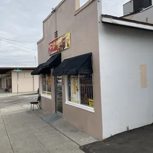 Outside