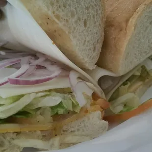 Turkey and Cheese Sub