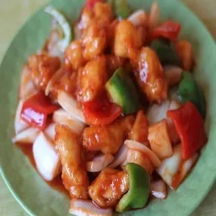 Sweet sour chicken