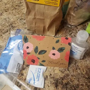 Care package. This is so sweet.