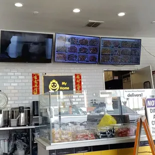 Inside no dine in.