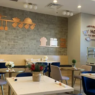 interior, sushi and sashimi