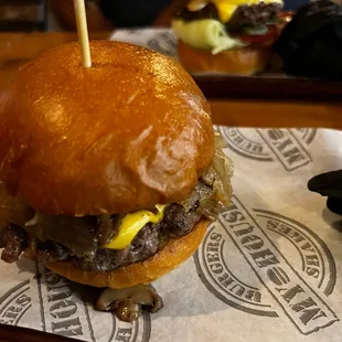 Onion Mushroom Burger