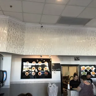 Some of the large menu