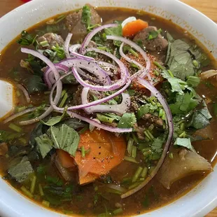 Spicy Beef Noodle Soup