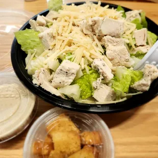Substantial Ceasars salad