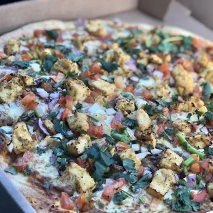 pizza, food