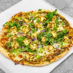 Saag Paneer Pizza