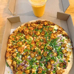 Curry Chicken Pizza